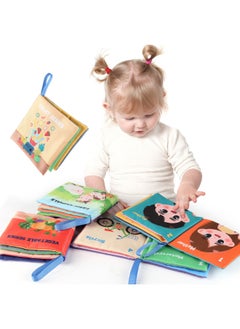 Generic Manufacturers Supply 8-piece Baby Cloth Book Suit Baby Toys 0-3 Years Old Tear-proof Animal Cloth Book Palm Book-Color:JL570 8-in-1 Suit 160.4G  - Image 3
