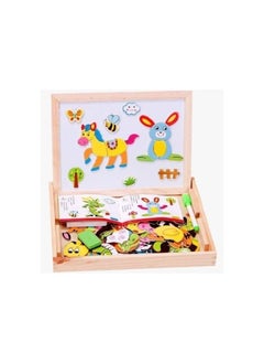 Generic Wooden Animal Magnet Board, Educational Toys for Toddlers  - Image 1