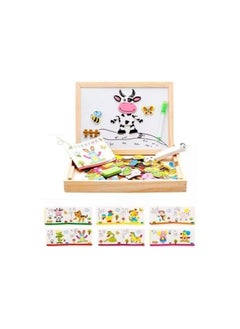 Generic Wooden Animal Magnet Board, Educational Toys for Toddlers  - Image 3