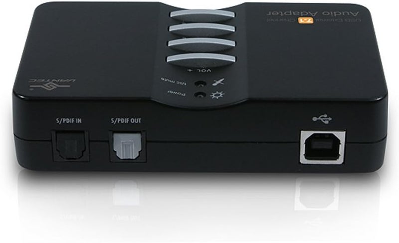 Vantec NBA-200U USB External 7.1 Channel Audio Adapter (Black) - Image 4
