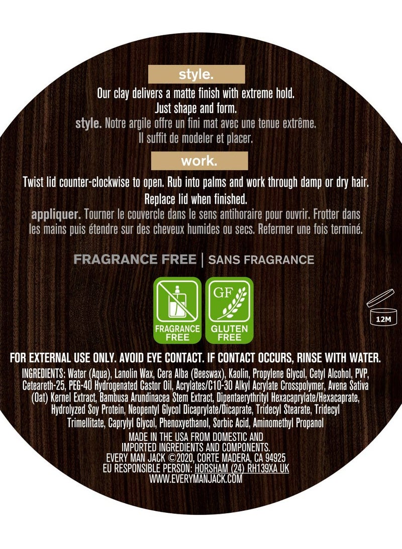 Every Man Jack EVERY MAN JACK Styling Clay, 3.4 OZ  - Image 3