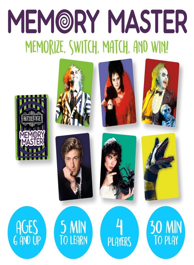 Aquarius - Beetlejuice Memory Master Card Game - Image 2
