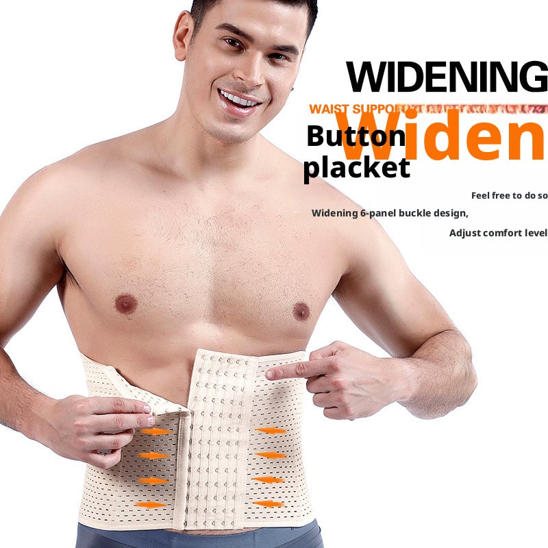 Men's 6-Row Sweat Waist Trimmer Belt - Image 1