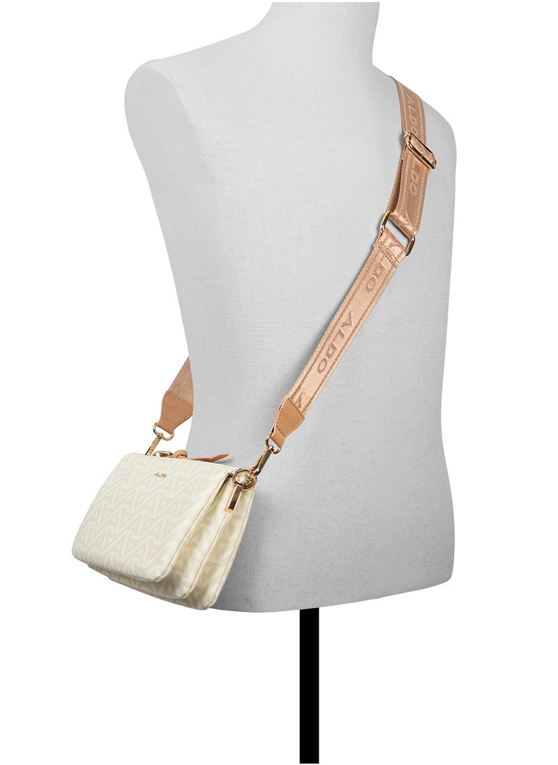 ALDO Zip Through Logo Print Crossbody  - Image 4