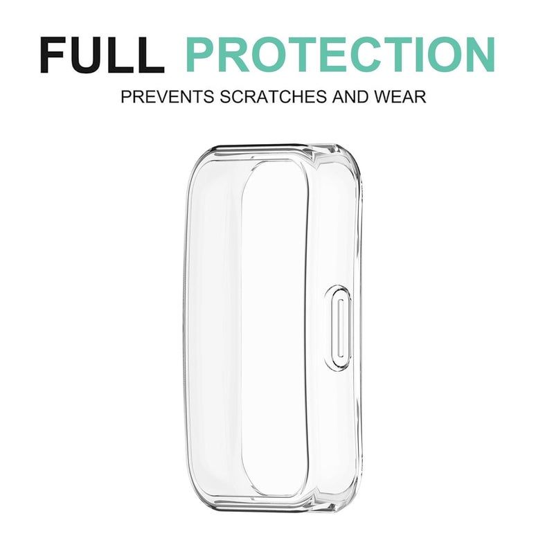 Wisely Protective Case Cover Compatible Huawei Band 10/9 / 8 SmartWatch Full Screen Protector Soft Case HD Clear - Image 4