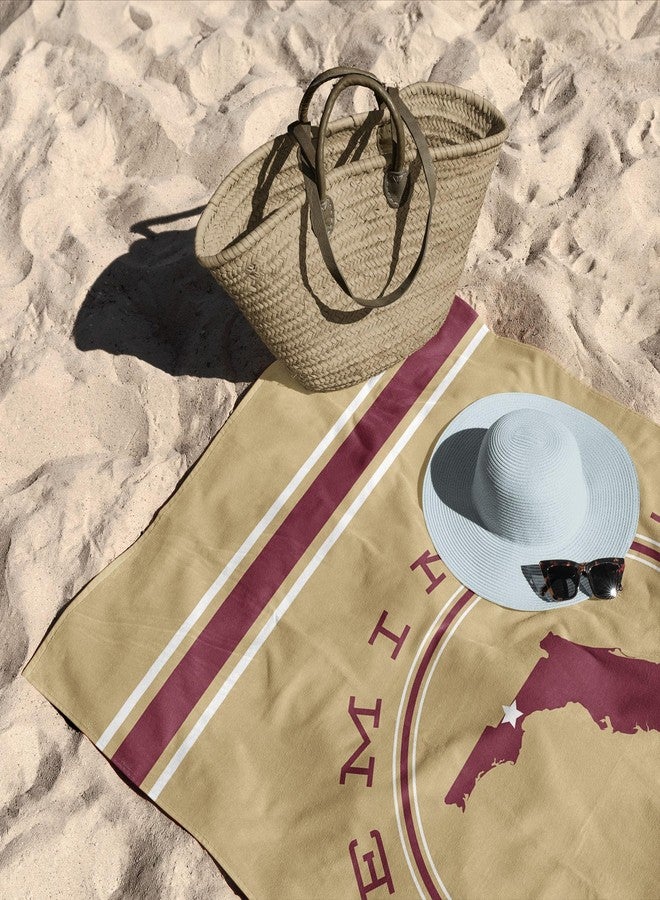 NORTHWEST Florida State Seminoles NCAA Homebreak Beach Towel 2 Pack 30 x 60 Inches - Image 3