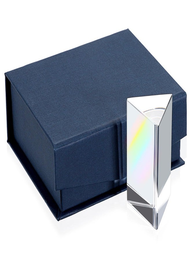 Sumnacon Photography Prisms, Optical Crystal Glass Triangular Prisms for Teaching, 60mm Glass Prism Rainbow Light Spectrum Effects, Photography Accessories - Image 1