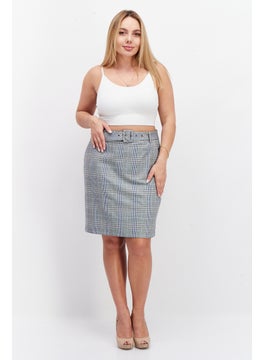 Zero Women Plaid Mini Skirt, Black Combo  - Image 4