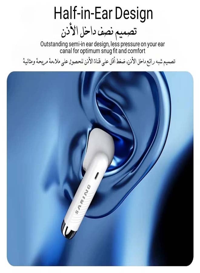 Saring wireless in-ear hybrid active noise cancellation and deep bass immersive sound SN-009 - Image 3