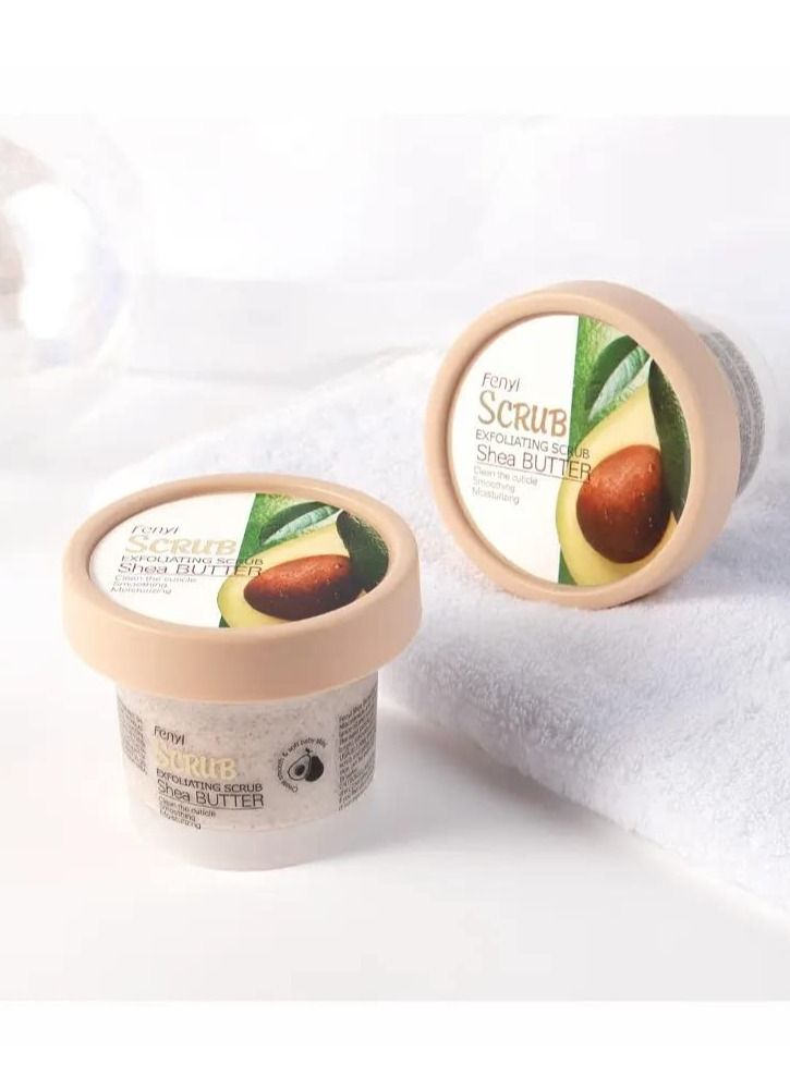 فيني كريم مقشر للوجه والجسم بزبدة الشيا ينقي المسام ويعالاج حب الشباب على نحو سلس ويستخدم كغسول مبيض للوجه 100ج - Image 1