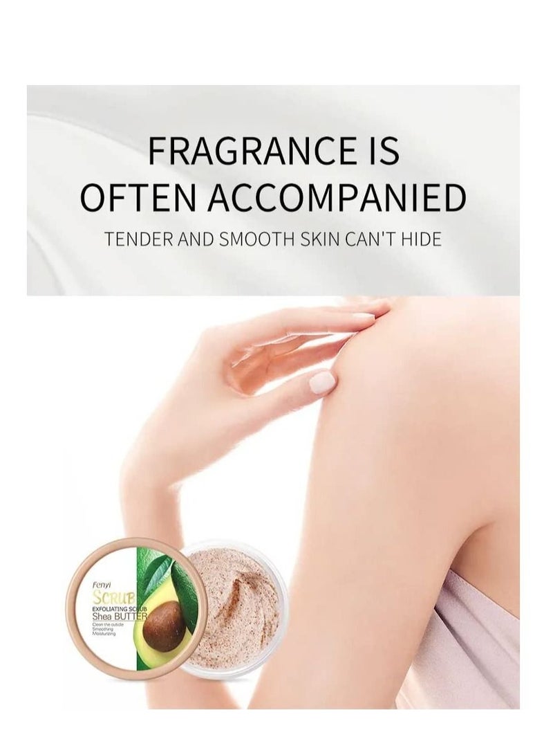 فيني كريم مقشر للوجه والجسم بزبدة الشيا ينقي المسام ويعالاج حب الشباب على نحو سلس ويستخدم كغسول مبيض للوجه 100ج - Image 3