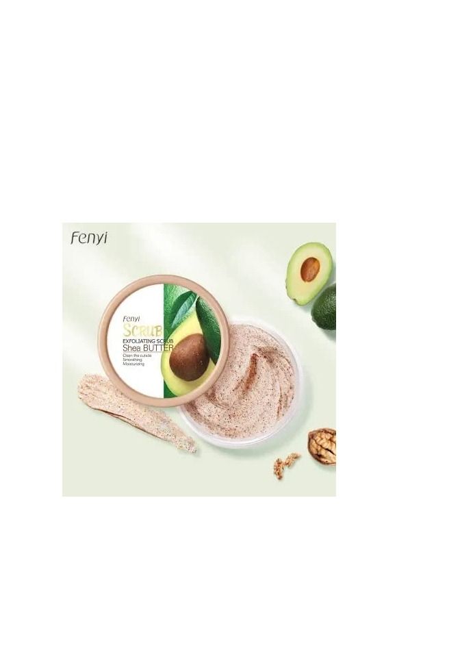 فيني كريم مقشر للوجه والجسم بزبدة الشيا ينقي المسام ويعالاج حب الشباب على نحو سلس ويستخدم كغسول مبيض للوجه 100ج - Image 5