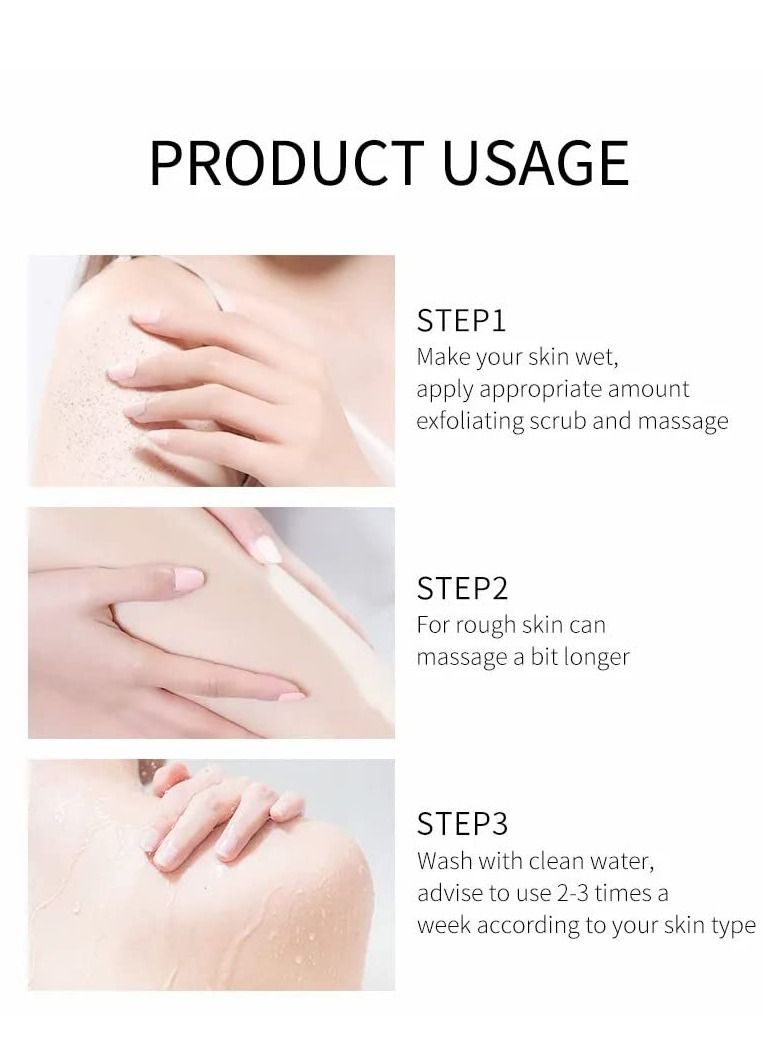 فيني كريم مقشر للوجه والجسم بزبدة الشيا ينقي المسام ويعالاج حب الشباب على نحو سلس ويستخدم كغسول مبيض للوجه 100ج - Image 2