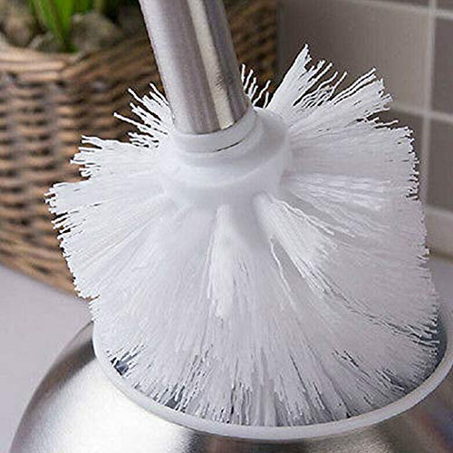 Saycker 2Pcs Toilet Brush Replacement Head Cleaning Tool, Suitable for Brush rods with a Diameter of 12mm, White - Image 4