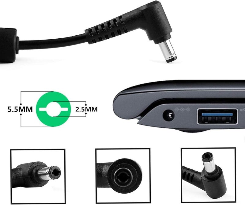 WeFly 19.5V 6.15A 120W Laptop Adapter for A12-120P1A A17-120P1A MSI GF63 GE72 WF65 GE62 GE60 GE70 Gaming PC MS-16R1 MS-16R2 MS-16R3 ADP-120MH D - Image 2