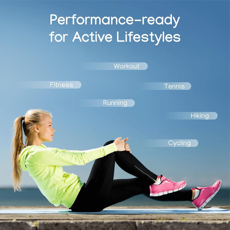 Duna Premium Women's Socks - Ultra Thin Breathable Cotton Athletic Running Low Cut No Show Ankle Socks - 6 Pairs, White - Image 5