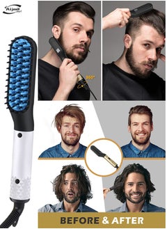 Generic Men's Portable Hair Straightening Comb, 170-190°C Adjustable Temperature, Ceramic Heating Plate, PTC Material, Wet & Dry Use, Fast Styling  - Image 5