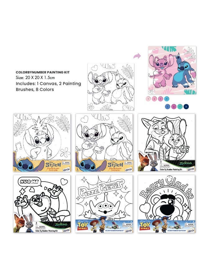 Disney Toy Story Color by Number Painting Kit - Beary Glad to See You Lotso Bear Art Set for Kids - Creative Activity for Girls & Boys - Image 5