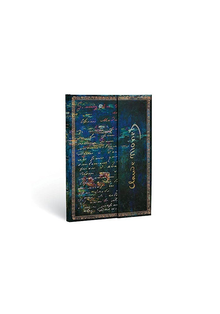 Monet, Water Lilies (Embellished Manuscripts Collection) Midi Lined Hardcover Journal