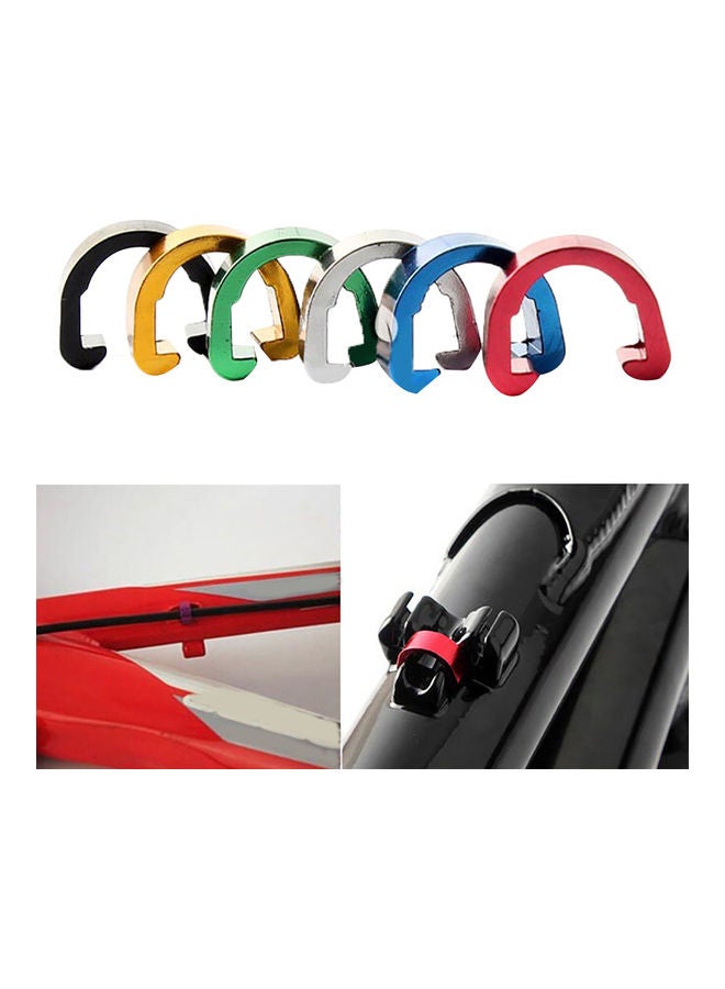 إسكدنيا طقم مشابك على شكل حرف C لكابل الدراجة مكون من 10 قطع 20*10*20سم - Image 2