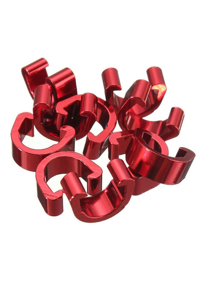 إسكدنيا طقم مشابك على شكل حرف C لكابل الدراجة مكون من 10 قطع 20*10*20سم - Image 4