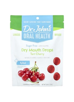 Dr. John's Healthy Sweets Dr. John's Healthy Sweets, Oral Health™, Dry Mouth Drops, + Xylitol, Tart Cherry, 24 Individually Wrapped Candies, 3.85 oz (109 g)  - Image 1