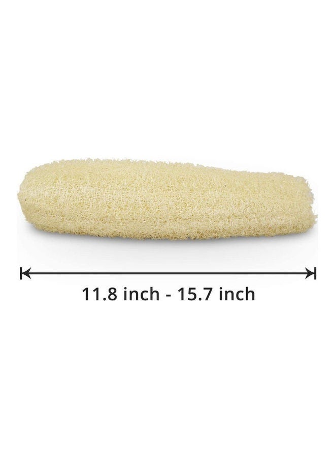 Natural Loofah Sponge, Organic Loofah Sponge, Organic Luffa Organic Sponge Bath Exfoliating Loofah Bath Sponge for Shower Scrubbing and Kitchen Cleaning - Image 1