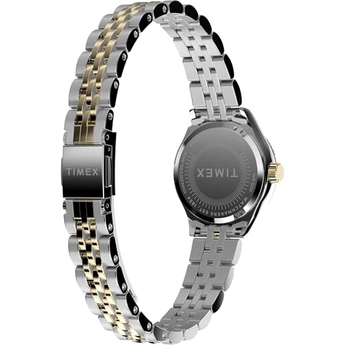 TIMEX Legacy Analog Watch for Women with Gold Tone Round Dial & Gold Stainless Steel Bracelet Band Water Resistant Women's Wrist Watches - TW2W91000UJ - Image 5