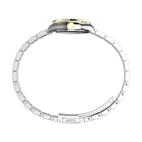 TIMEX Legacy Analog Watch for Women with Gold Tone Round Dial & Gold Stainless Steel Bracelet Band Water Resistant Women's Wrist Watches - TW2W91000UJ - Image 2