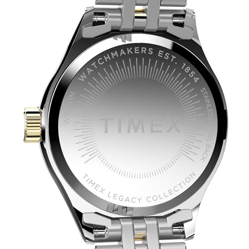 TIMEX Legacy Analog Watch for Women with Gold Tone Round Dial & Gold Stainless Steel Bracelet Band Water Resistant Women's Wrist Watches - TW2W91000UJ - Image 4