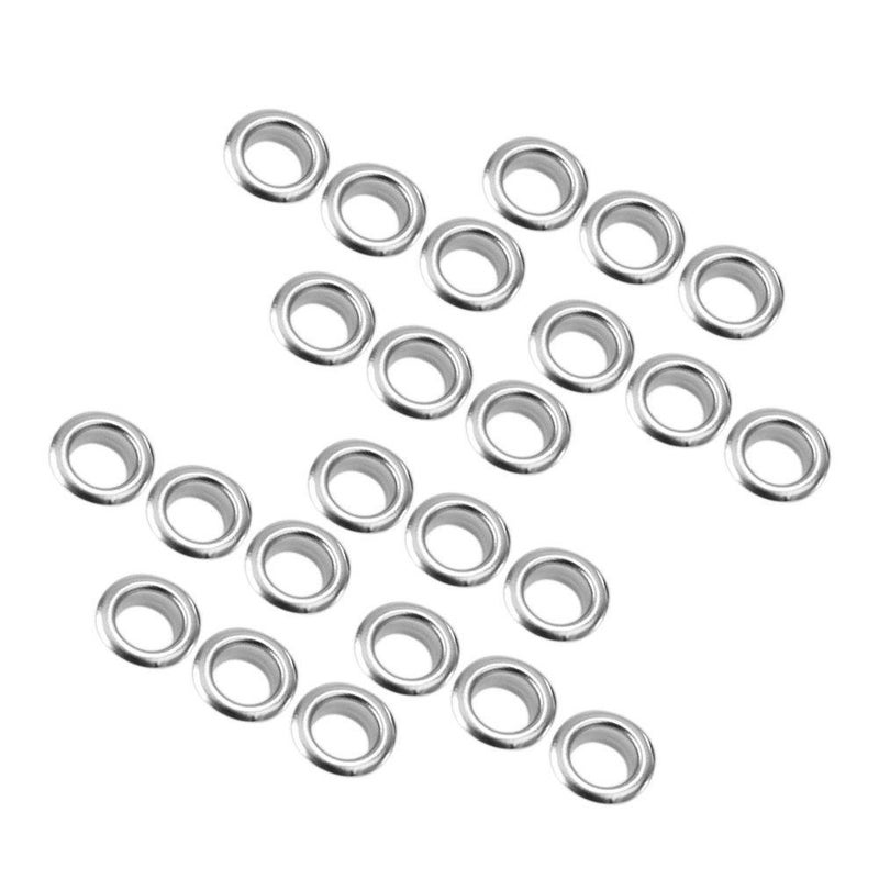 Generic 200Pcs 8mm Metal Round Eyelet Grommet Scrapbooking Holes Leather Craft Bags DIY Sewing Accessories  - Image 3