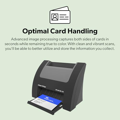 Ambir nScan 690gtAS HighSpeed Vertical Card Scanner for Windows PC and MAC - Image 3
