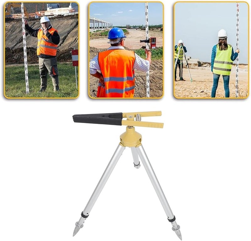 Aluminum Alloy Surveying Tripod Stand Adjustable 46 to 60cm Lightweight Durable Construction - Image 4