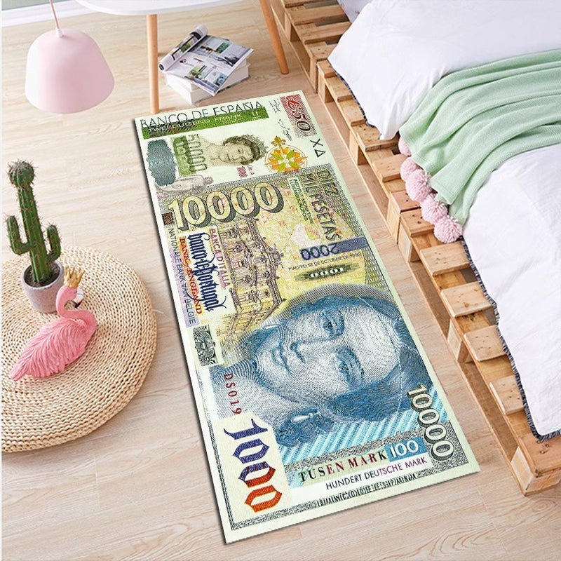 SIFANGDA Cross-Border Temu Dollar Mat Crystal Velvet Large Area Carpet for Living Room, Bedroom Bedside, Kitchen, and  Entryway - Image 1