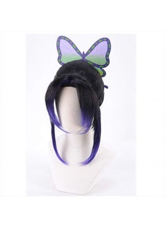 magic acgn Demon Slayer: Kimetsu no Yaiba Anime Wig With Hair Accessory Halloween Wig Costume Cosplay Wig  - Image 3
