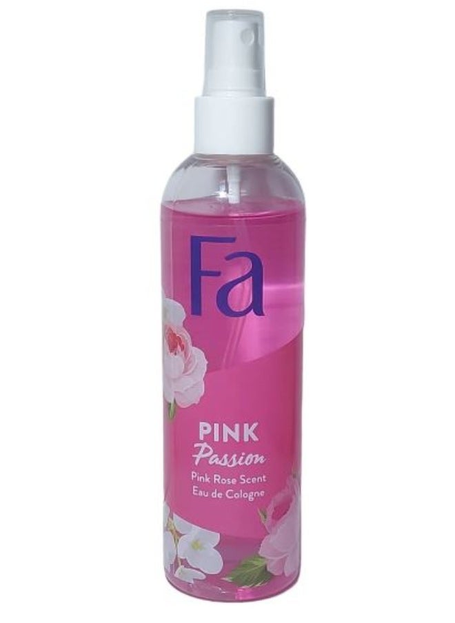 Fa Fa Pink Passion Eau De Cologne Floral Scent 250 Ml  - Image 2