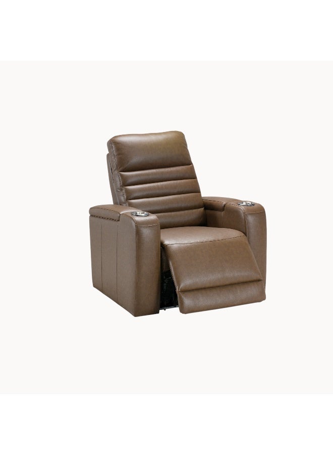 Home Box Milan Dual Power Fabric Armchair Recliner with 2 Cupholders  - Image 3
