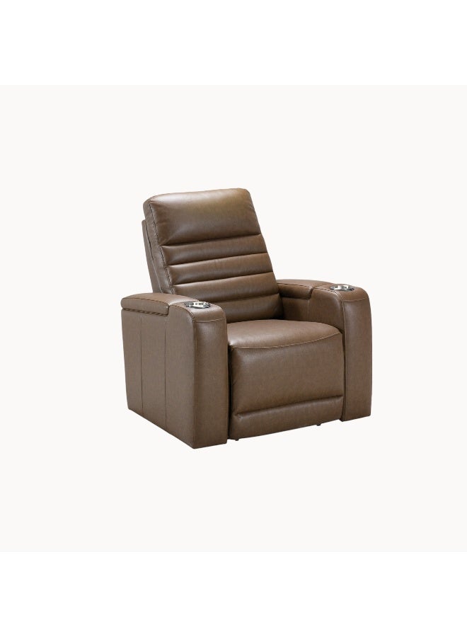 Home Box Milan Dual Power Fabric Armchair Recliner with 2 Cupholders  - Image 2