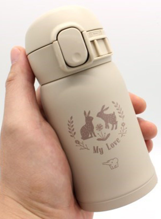 زوجيروشي زجاجة مفرغة من الستانلس ستيل مقاس 0.24 لون بيج - Image 5