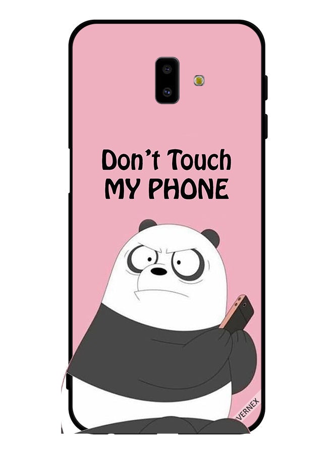 Covernex Protective Case Cover For Samsung Galaxy J6+ Don't Touch My Phone Panda - Image 1
