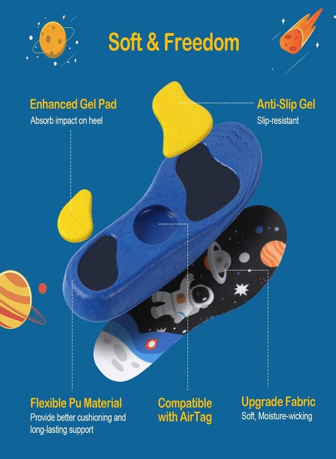 Rovista Comfortable Kids Shoe Insert for Airtag - Trim-to-Fit Hidden Holder Insole - Supportive Insloes for Keeping Up with Your Child on The Move (Blue, US Kids 11.5C-13C) - Image 2