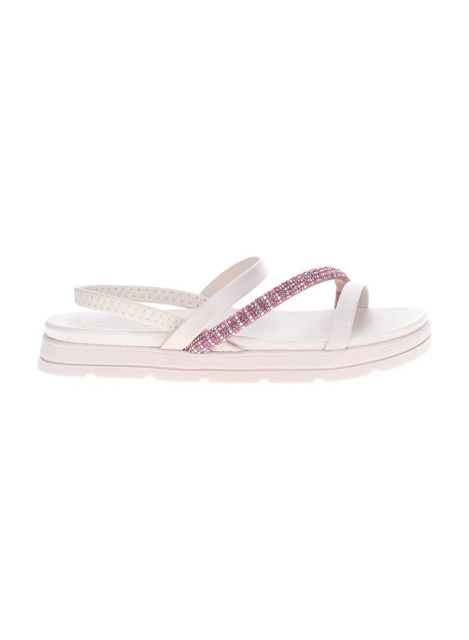 MOLECA Textured Slip-On Flat Sandals - Image 5