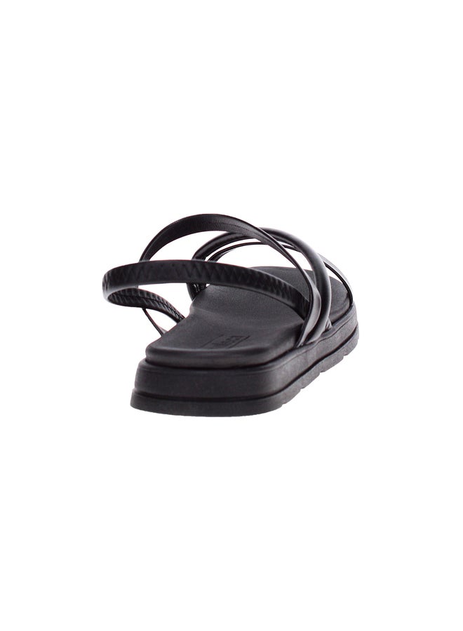 MOLECA Textured Slip-On Flat Sandals - Image 1