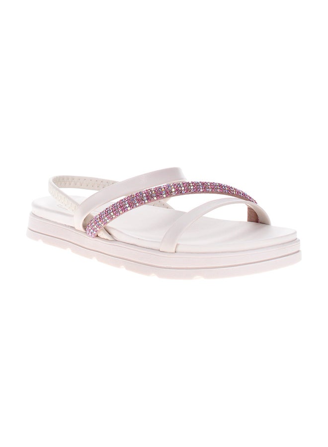 MOLECA Textured Slip-On Flat Sandals - Image 4
