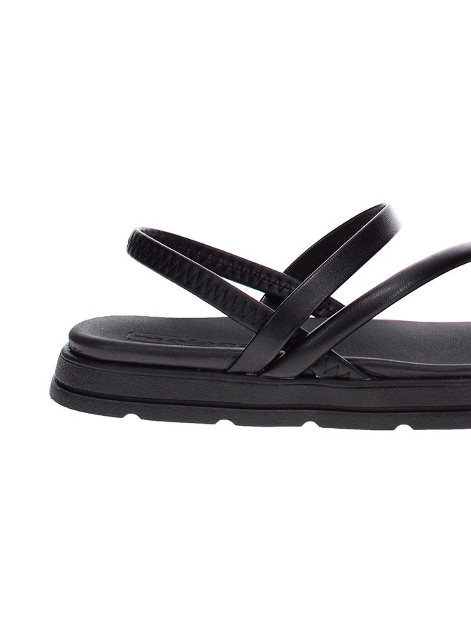 MOLECA Textured Slip-On Flat Sandals - Image 3