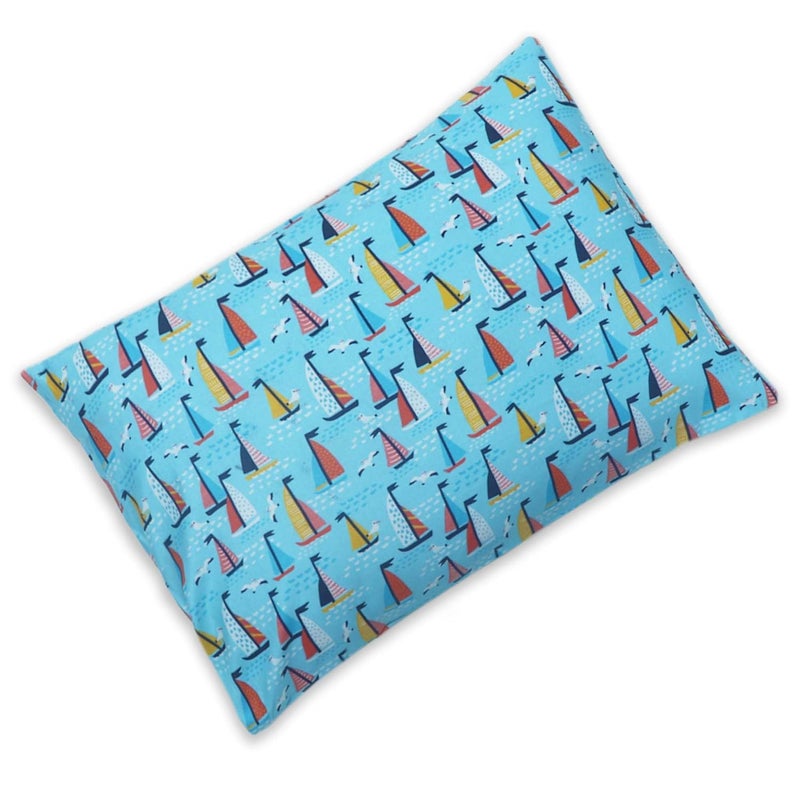 KRADYL KROFT Toddler Pillow with 100 Cotton Removable Cover 20 X 15 Inches Children Pillows Baby Pillows Sail Time - Image 5