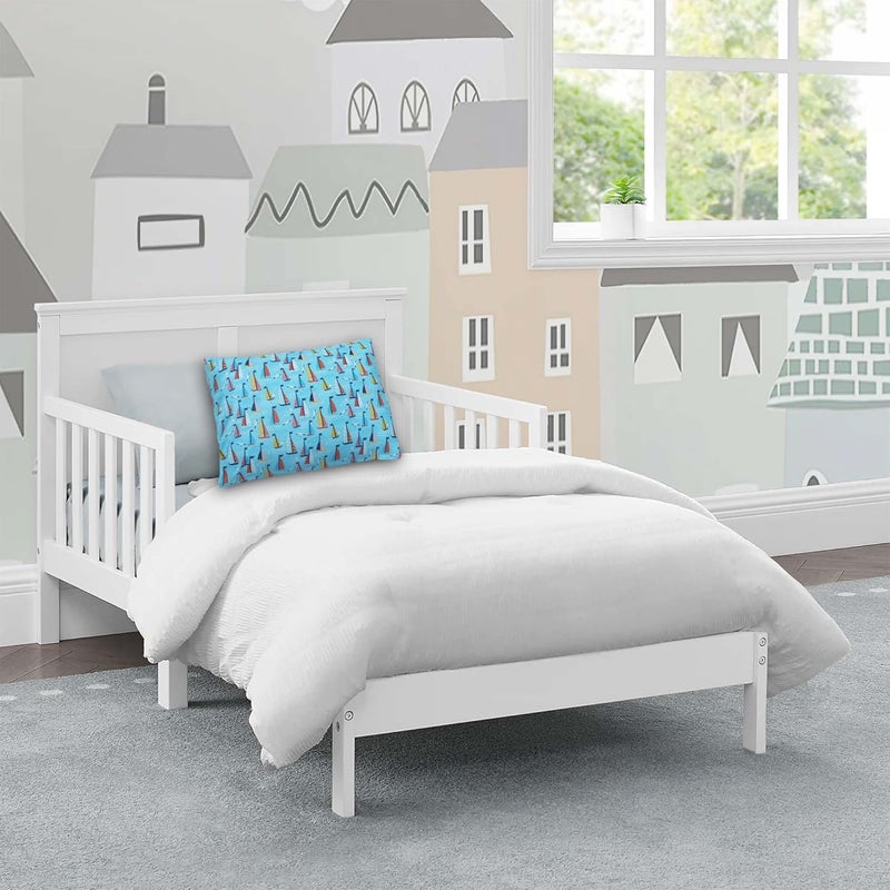 KRADYL KROFT Toddler Pillow with 100 Cotton Removable Cover 20 X 15 Inches Children Pillows Baby Pillows Sail Time - Image 2