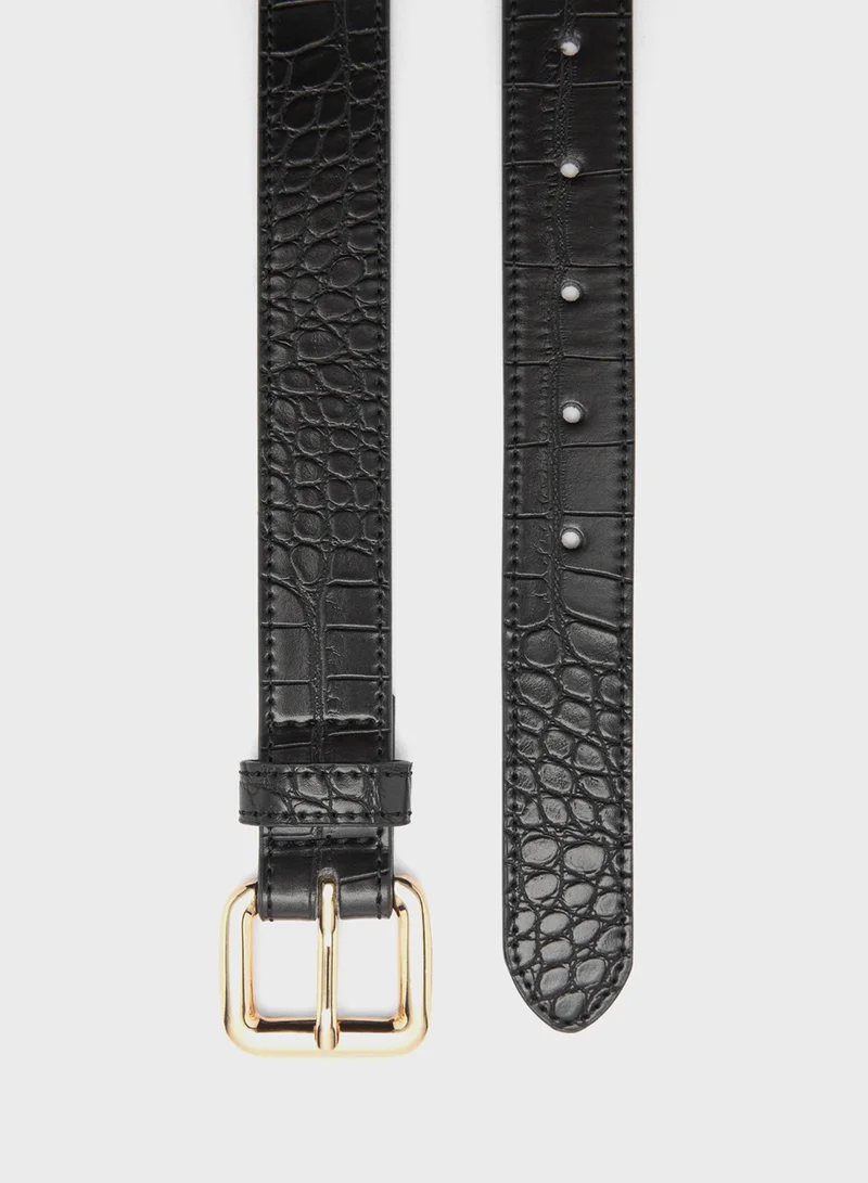 مانجو Crocodile Effect Belt