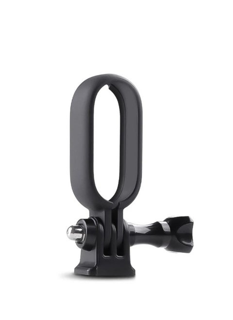 حافظة تثبيت واقية لـ Insta360 GO 3 مع محول ثقب لولبي مقاس 1/4 بوصة وقفص إطار بلاستيكي واقي بمسامير قصيرة