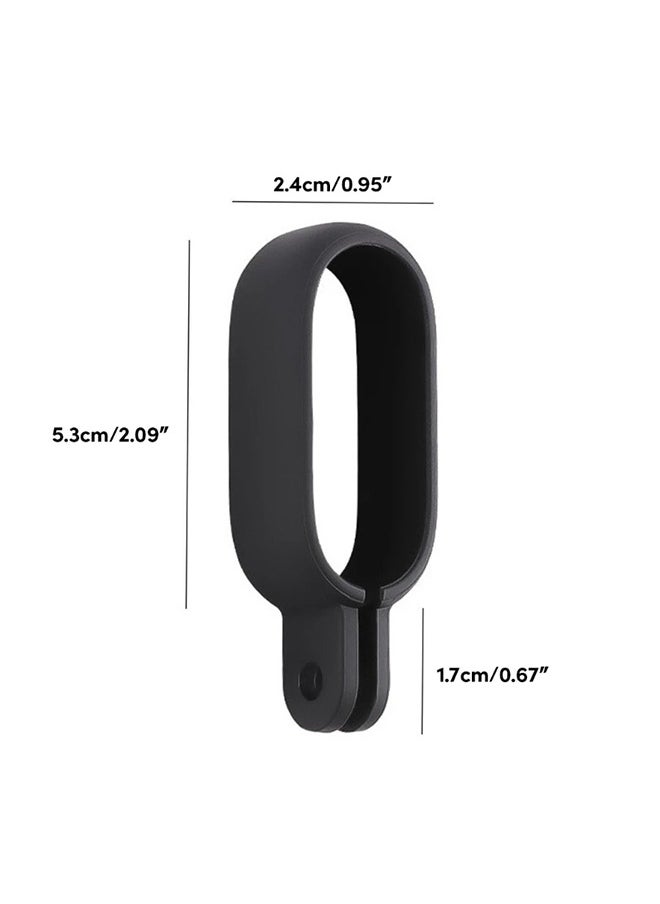 O Ozone حافظة تثبيت واقية لـ Insta360 GO 3 مع محول ثقب لولبي مقاس 1/4 بوصة وقفص إطار بلاستيكي واقي بمسامير قصيرة  - Image 4
